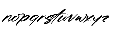 Bahery Stankif Italic Font LOWERCASE