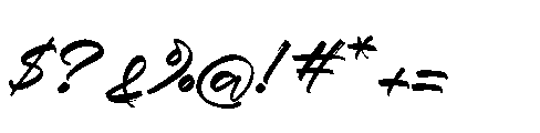 Bahery Stankif Regular Font OTHER CHARS