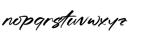 Bahery Stankif Regular Font LOWERCASE