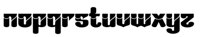 Bahiyoh Font LOWERCASE