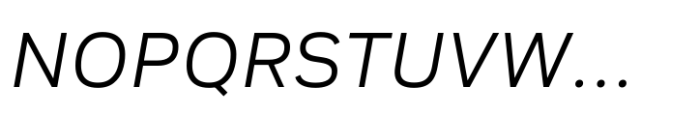 Bahn Variable Italic Font UPPERCASE
