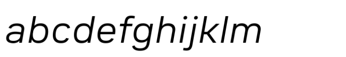 Bahn Variable Italic Font LOWERCASE