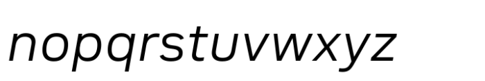 Bahn Variable Italic Font LOWERCASE
