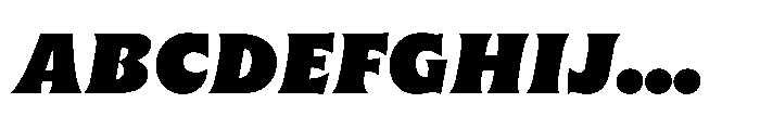 Baile Italic Font UPPERCASE