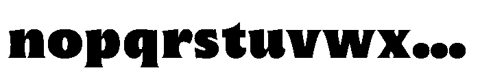 Baile Regular Font LOWERCASE