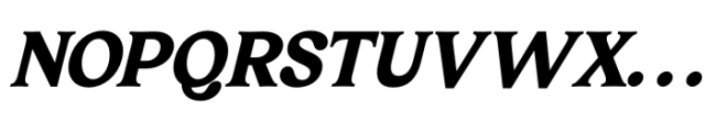 Bailey Retora Italic Font UPPERCASE