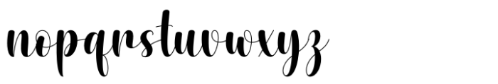 Bailey Font LOWERCASE