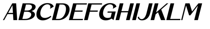 Bainley Italic Font UPPERCASE