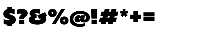Bajazzo Expanded Black Font OTHER CHARS