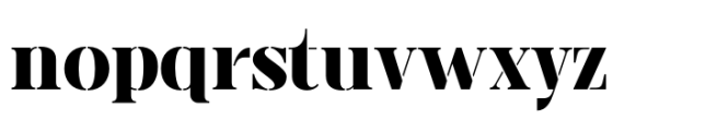 Bajeras Black Font LOWERCASE