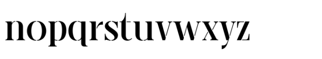 Bajeras Medium Font LOWERCASE