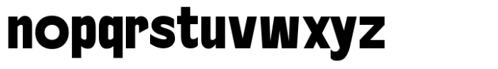 Baji Standard Heavy Font LOWERCASE