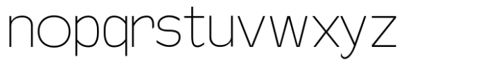 Baji Standard Thin Font LOWERCASE