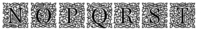 Bajka Symbols and Ornaments Font UPPERCASE