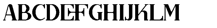 Bakaza Font UPPERCASE