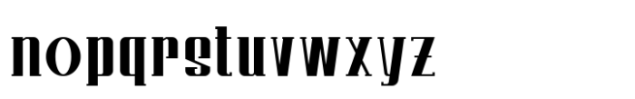 Bakelite Bold Font LOWERCASE