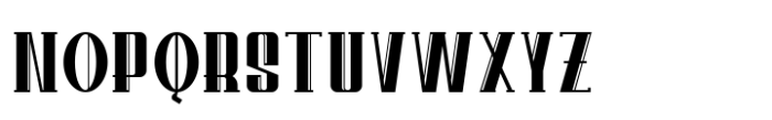 Bakelite Line Bold Font UPPERCASE