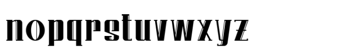 Bakelite Line Bold Font LOWERCASE