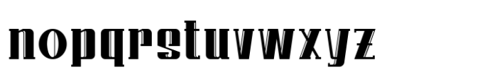 Bakelite Line Extra Bold Font LOWERCASE