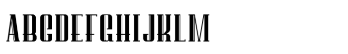 Bakelite Line Medium Font UPPERCASE
