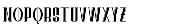 Bakelite Line Medium Font UPPERCASE