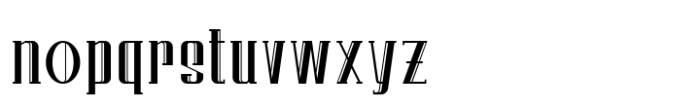Bakelite Line Regular Font LOWERCASE