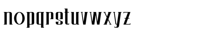 Bakelite Medium Font LOWERCASE