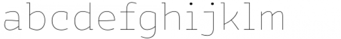 Bakemono Stereo Thin Font LOWERCASE