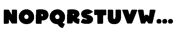 Bakerman Blur Black Font UPPERCASE