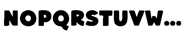 Bakerman Blur Bold Font UPPERCASE