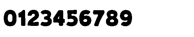 Bakerman Blur Variable Font OTHER CHARS