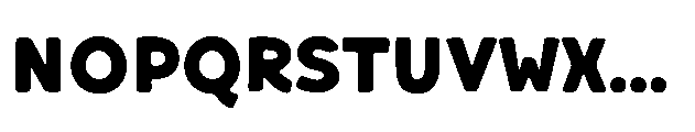 Bakerman Blur Variable Font UPPERCASE