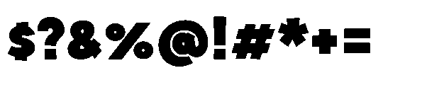 Bakerman Sans Bold Font OTHER CHARS