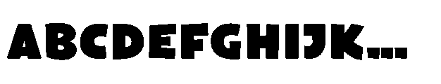 Bakerman Sans Extra Bold Font UPPERCASE
