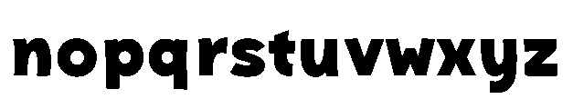 Bakerman Sans Medium Font LOWERCASE