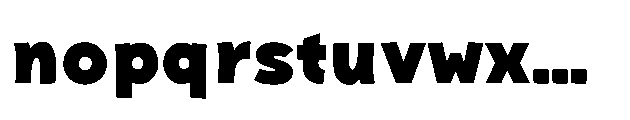 Bakerman Sans Semi Bold Font LOWERCASE