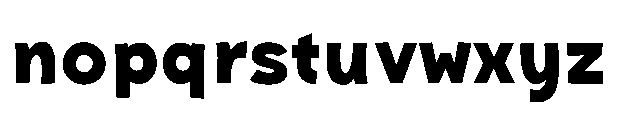 Bakerman Sans VF Regular Font LOWERCASE