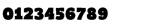 Bakerman Slab Extra Bold Font OTHER CHARS