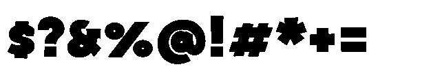 Bakerman Slab Extra Bold Font OTHER CHARS