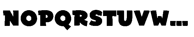 Bakerman Slab Extra Bold Font UPPERCASE