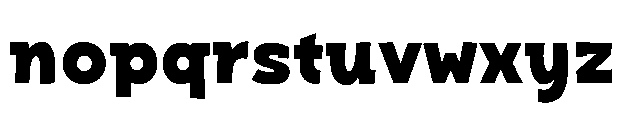Bakerman Slab Medium Font LOWERCASE
