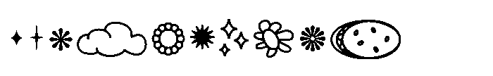 Bakers Icon Font LOWERCASE