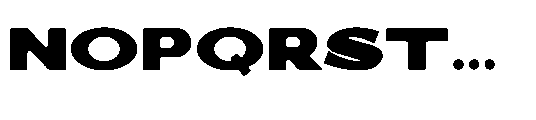 Bakers Rounded Font UPPERCASE