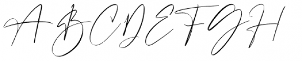 Bakersfield Signature Font UPPERCASE