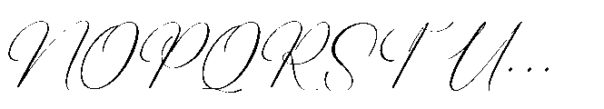 Bakery Tastyla Regular Font UPPERCASE