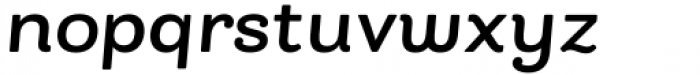 Bakewell Bold SemiWide Italic Font LOWERCASE