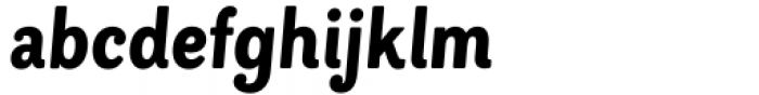Bakewell Heavy Narrow Italic Font LOWERCASE