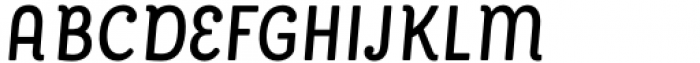 Bakewell Medium Narrow Italic Font UPPERCASE