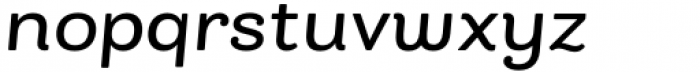 Bakewell Medium SemiWide Italic Font LOWERCASE
