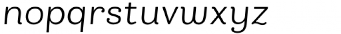 Bakewell Regular Italic Font LOWERCASE